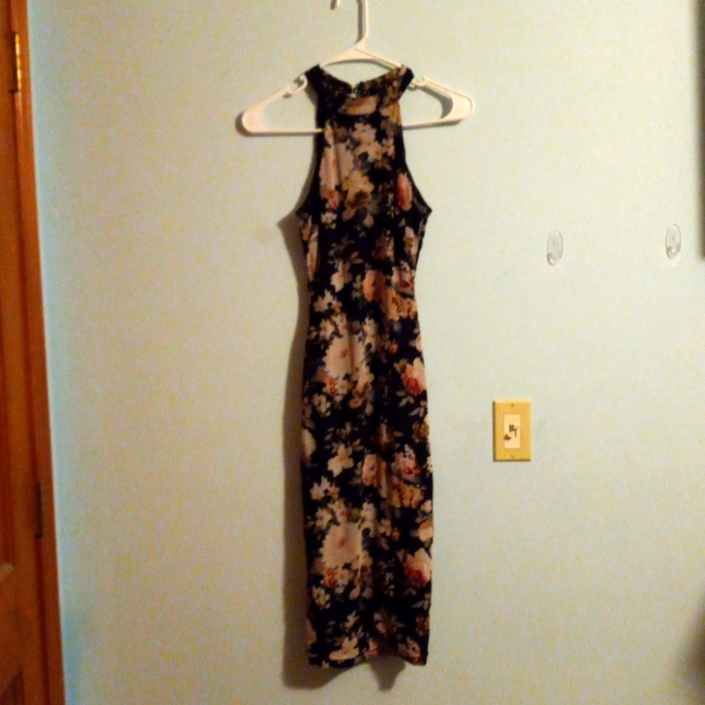 Floral business dress.